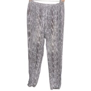 Acrobat 100% Silk snakeskin Pant Size S